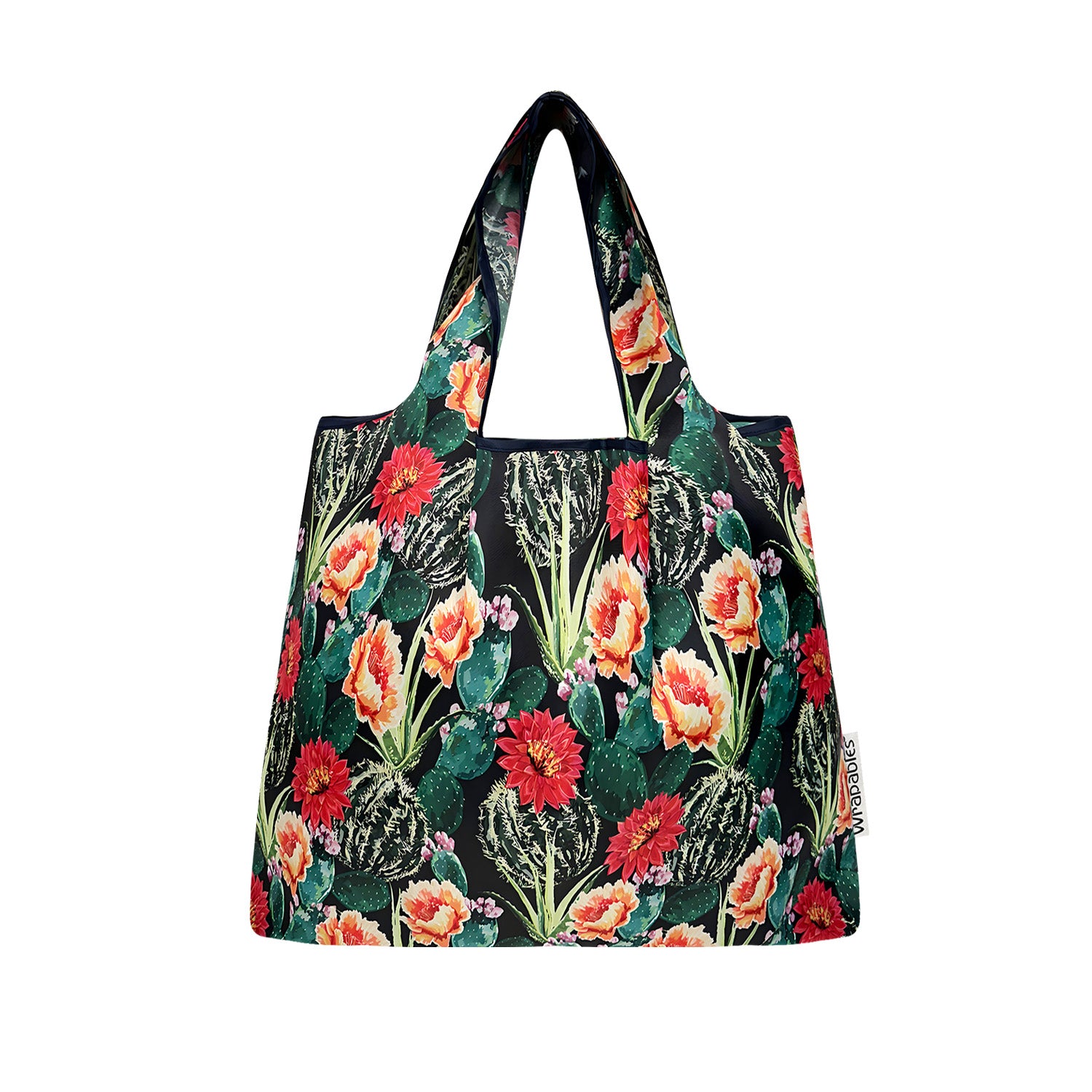 Wrapables Medium Foldable Tote Nylon Reusable Grocery Bags