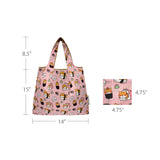 Wrapables Medium Foldable Tote Nylon Reusable Grocery Bags