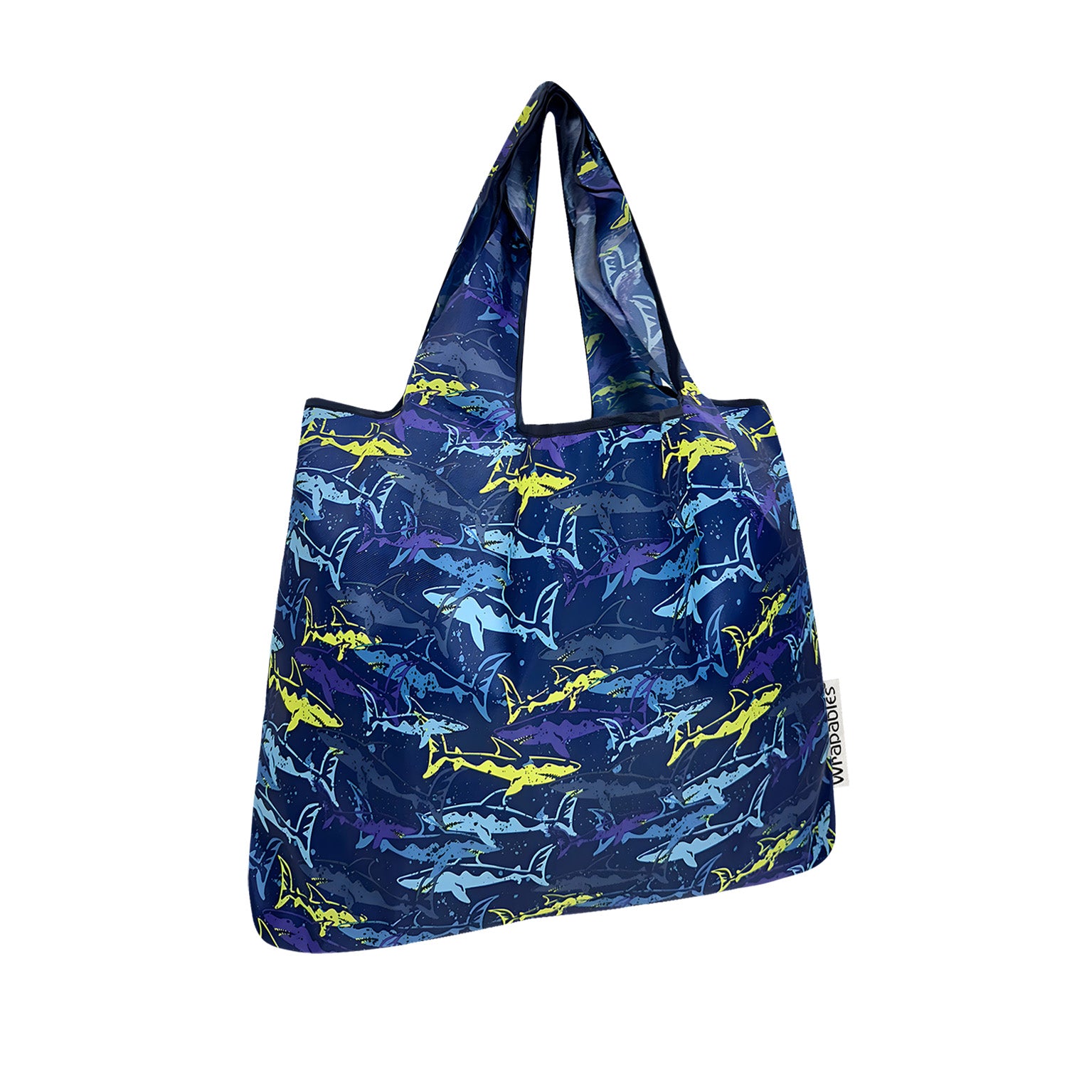 Wrapables Medium Foldable Tote Nylon Reusable Grocery Bags