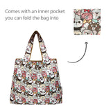 Wrapables Medium Foldable Tote Nylon Reusable Grocery Bags