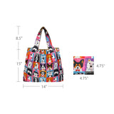 Wrapables Medium Foldable Tote Nylon Reusable Grocery Bags
