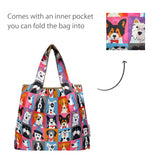 Wrapables Medium Foldable Tote Nylon Reusable Grocery Bags