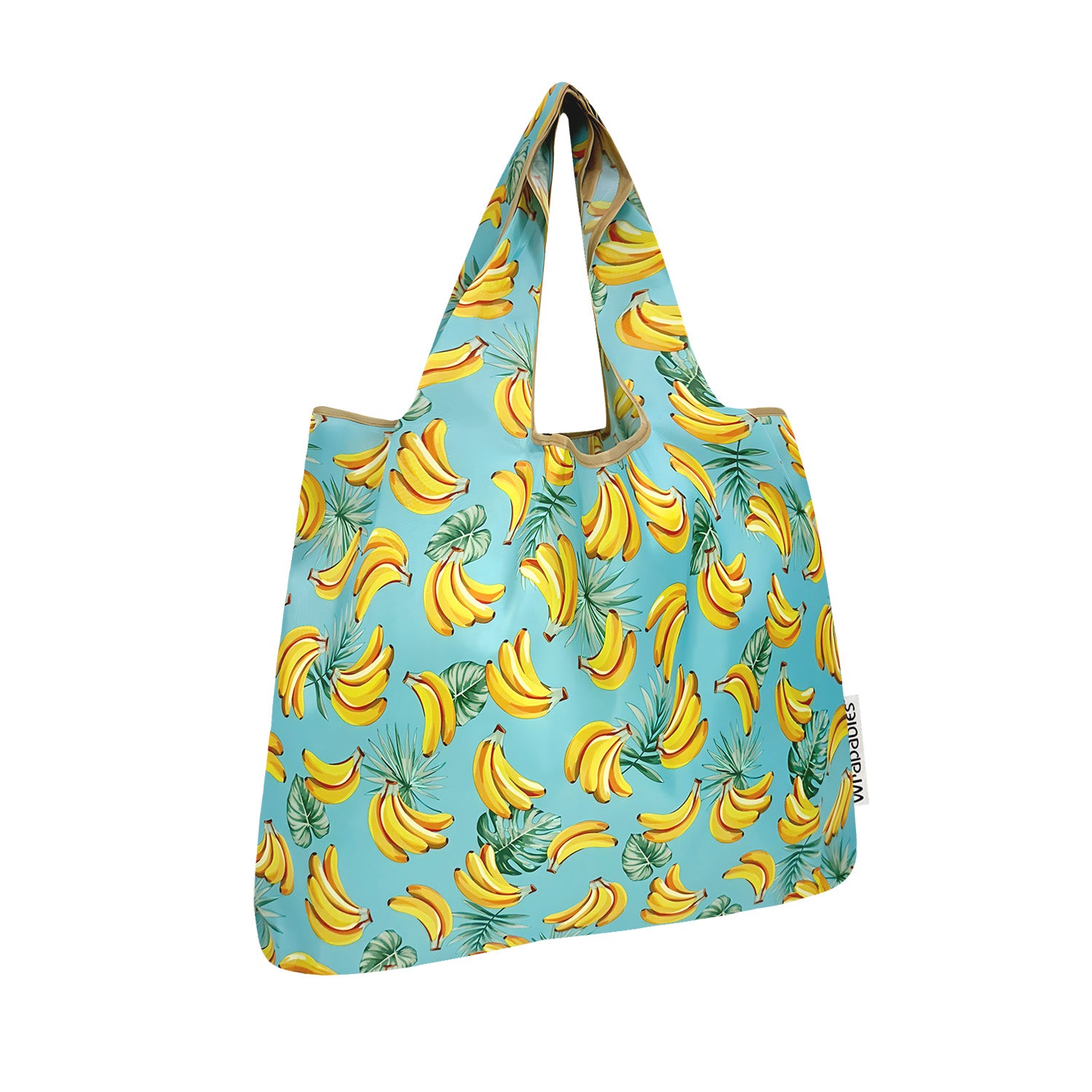 Wrapables Medium Foldable Tote Nylon Reusable Grocery Bags