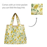 Wrapables Medium Foldable Tote Nylon Reusable Grocery Bags, Set of 2