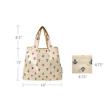 Wrapables Medium Foldable Tote Nylon Reusable Grocery Bags