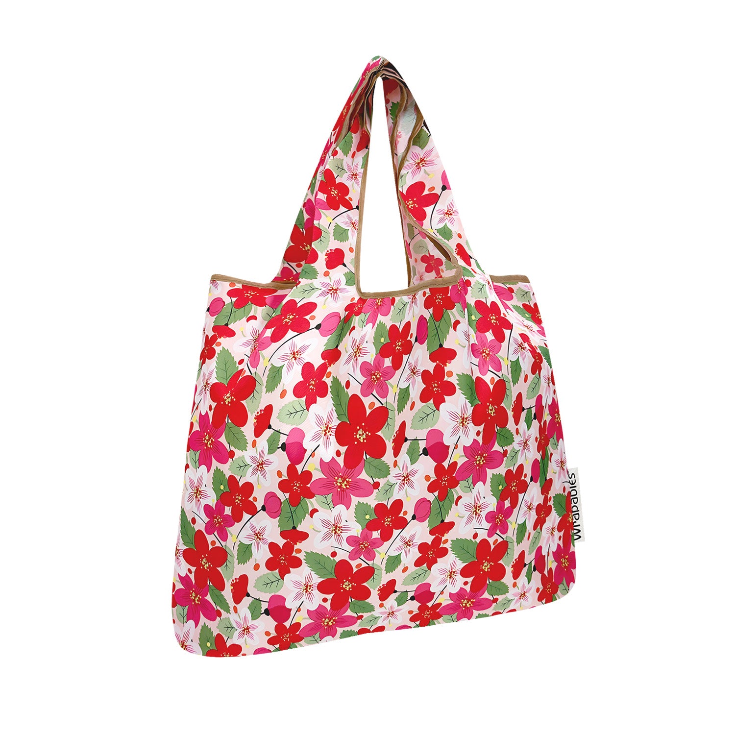 Wrapables Medium Foldable Tote Nylon Reusable Grocery Bags