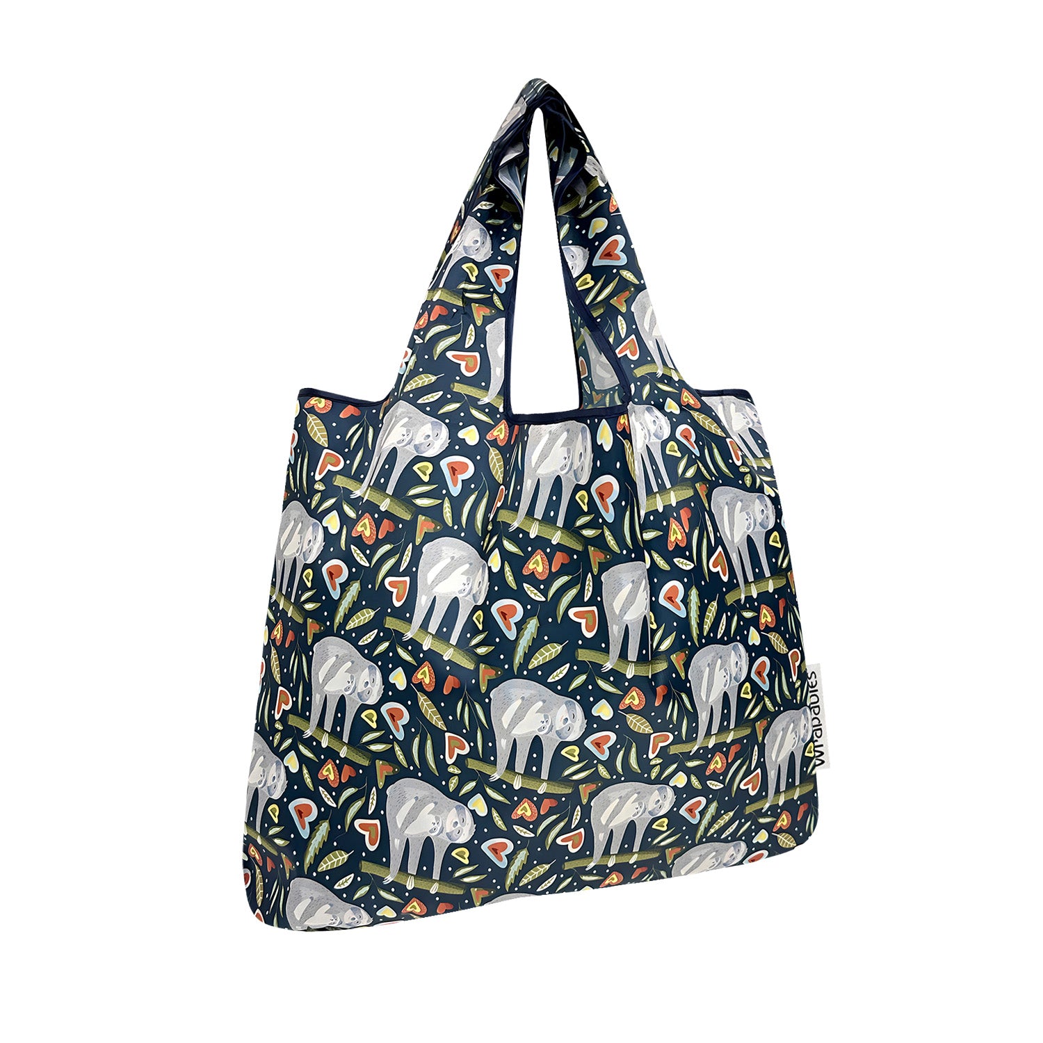 Wrapables Medium Foldable Tote Nylon Reusable Grocery Bags