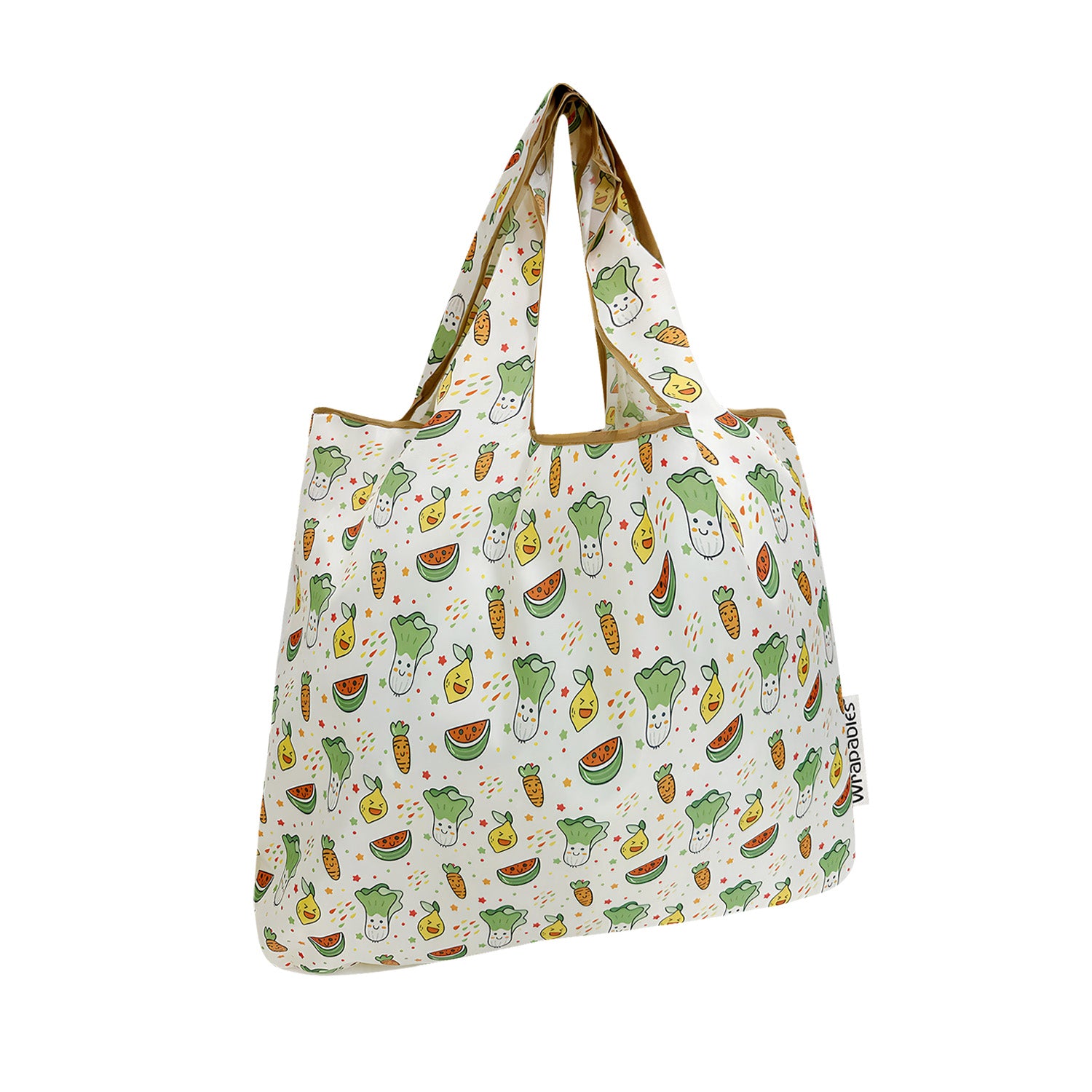 Wrapables Medium Foldable Tote Nylon Reusable Grocery Bags