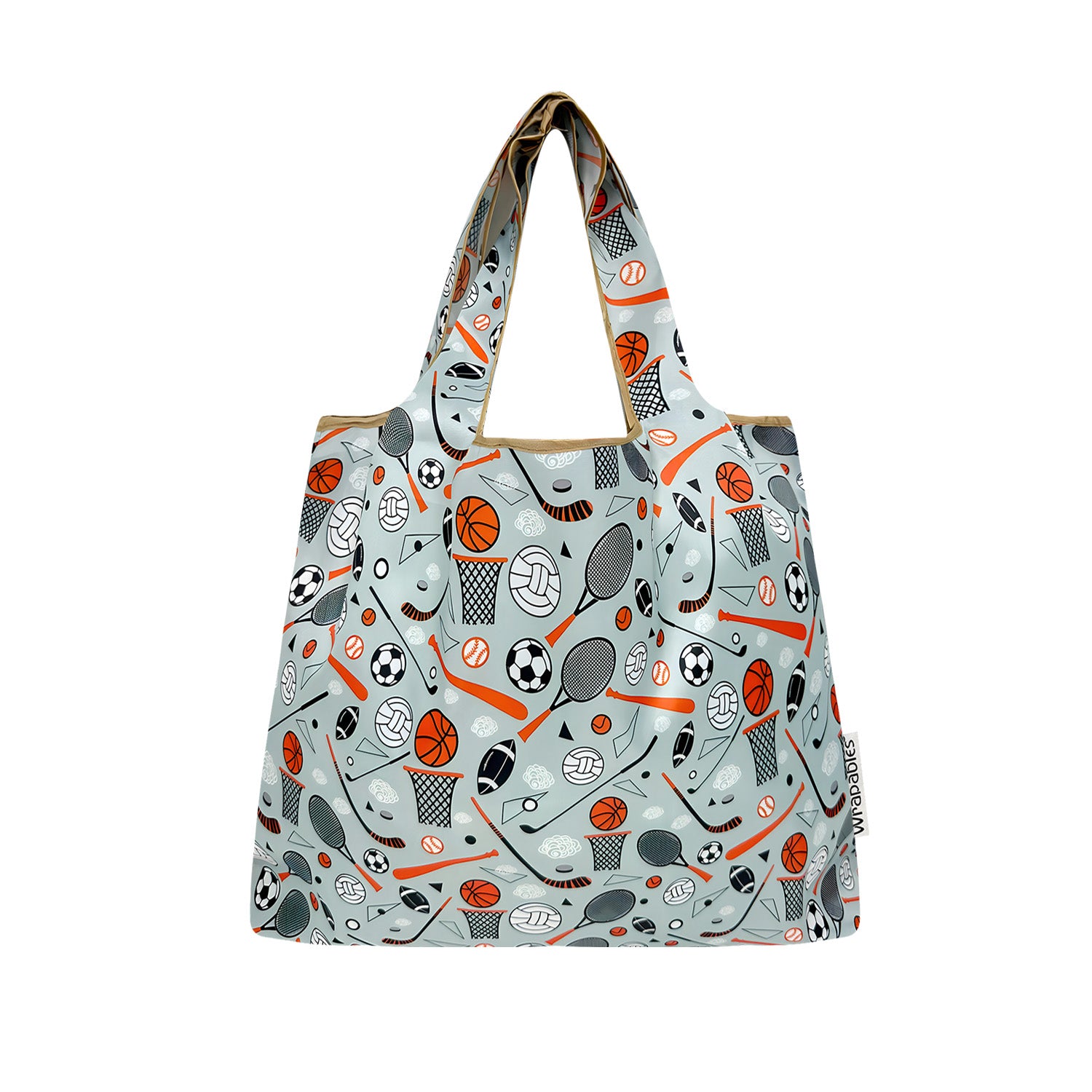Wrapables Medium Foldable Tote Nylon Reusable Grocery Bags
