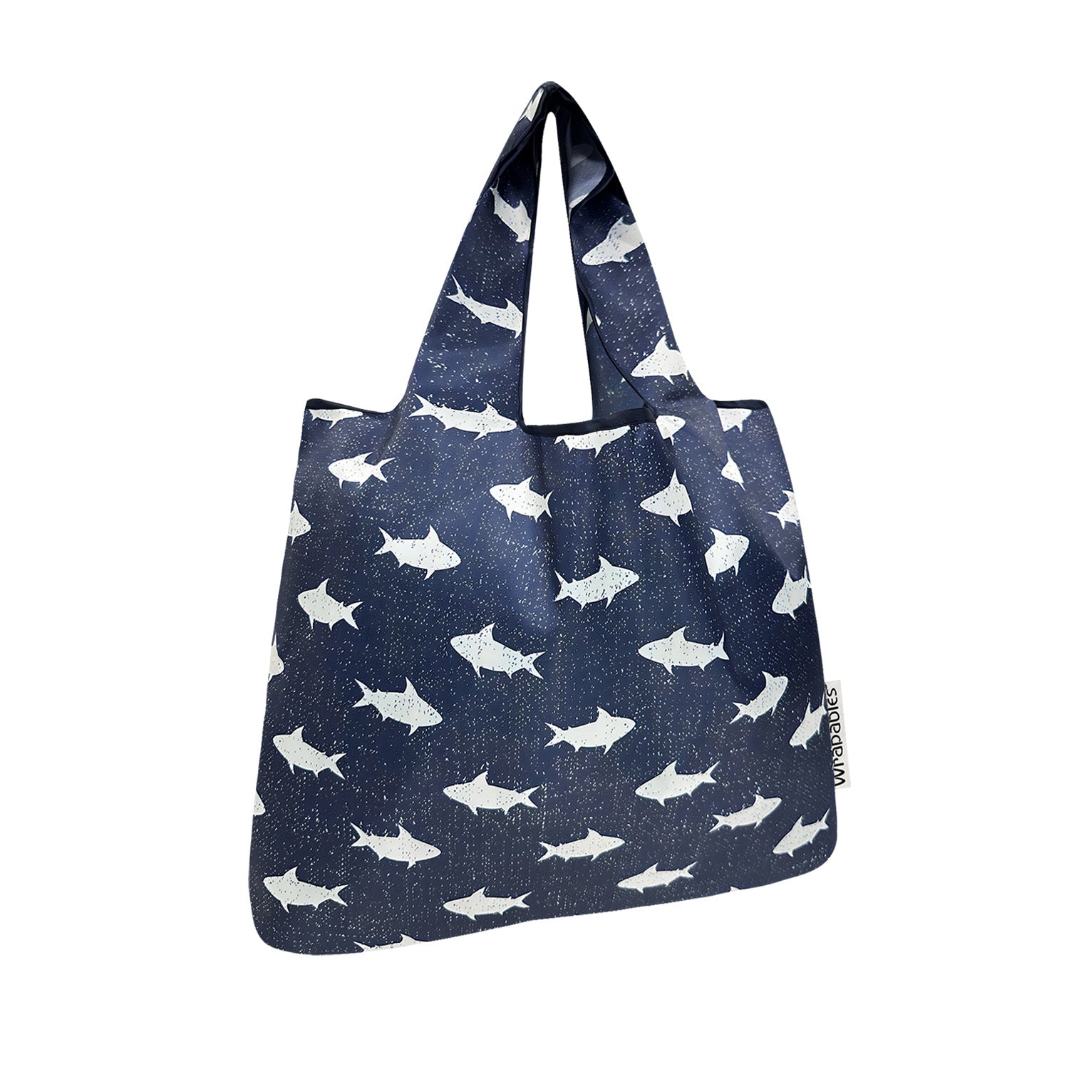 Wrapables Medium Foldable Tote Nylon Reusable Grocery Bags