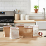 Wrapables Colorful Washi Masking Tape, Mini Red Hearts