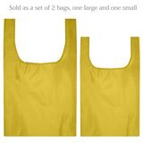 Wrapables JoliBag Nylon Reusable Grocery Bag, 2 Pack