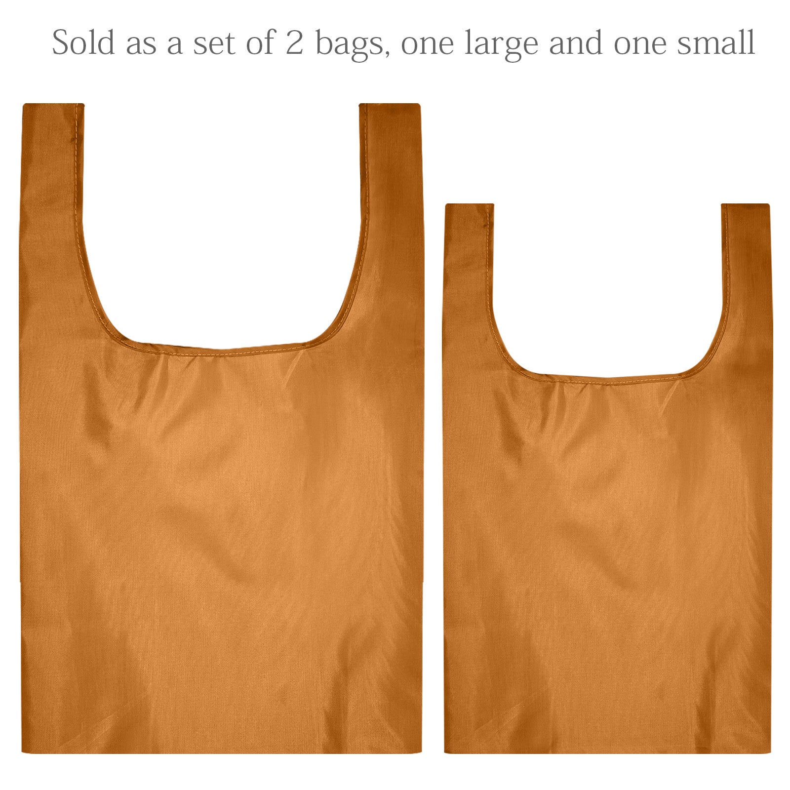 Wrapables JoliBag Nylon Reusable Grocery Bag, 2 Pack