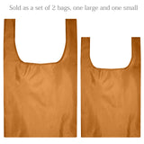 Wrapables JoliBag Nylon Reusable Grocery Bag, 2 Pack