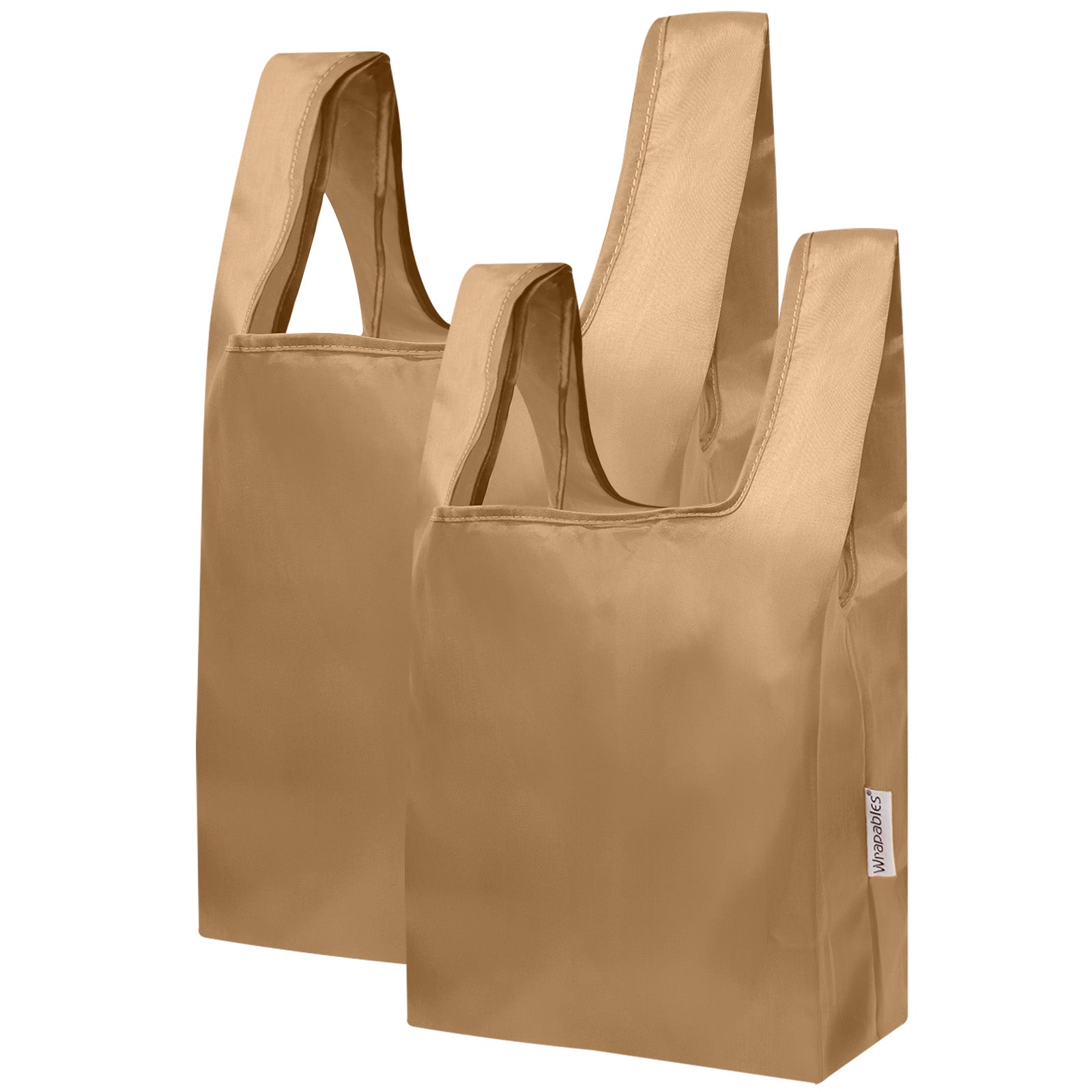 Wrapables JoliBag Nylon Reusable Grocery Bag, 2 Pack