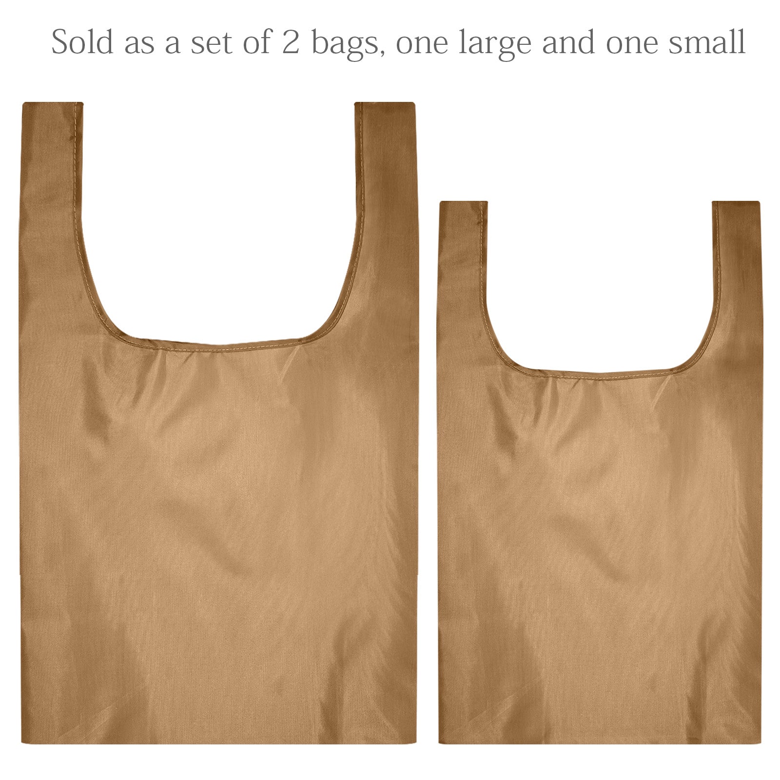 Wrapables JoliBag Nylon Reusable Grocery Bag, 2 Pack