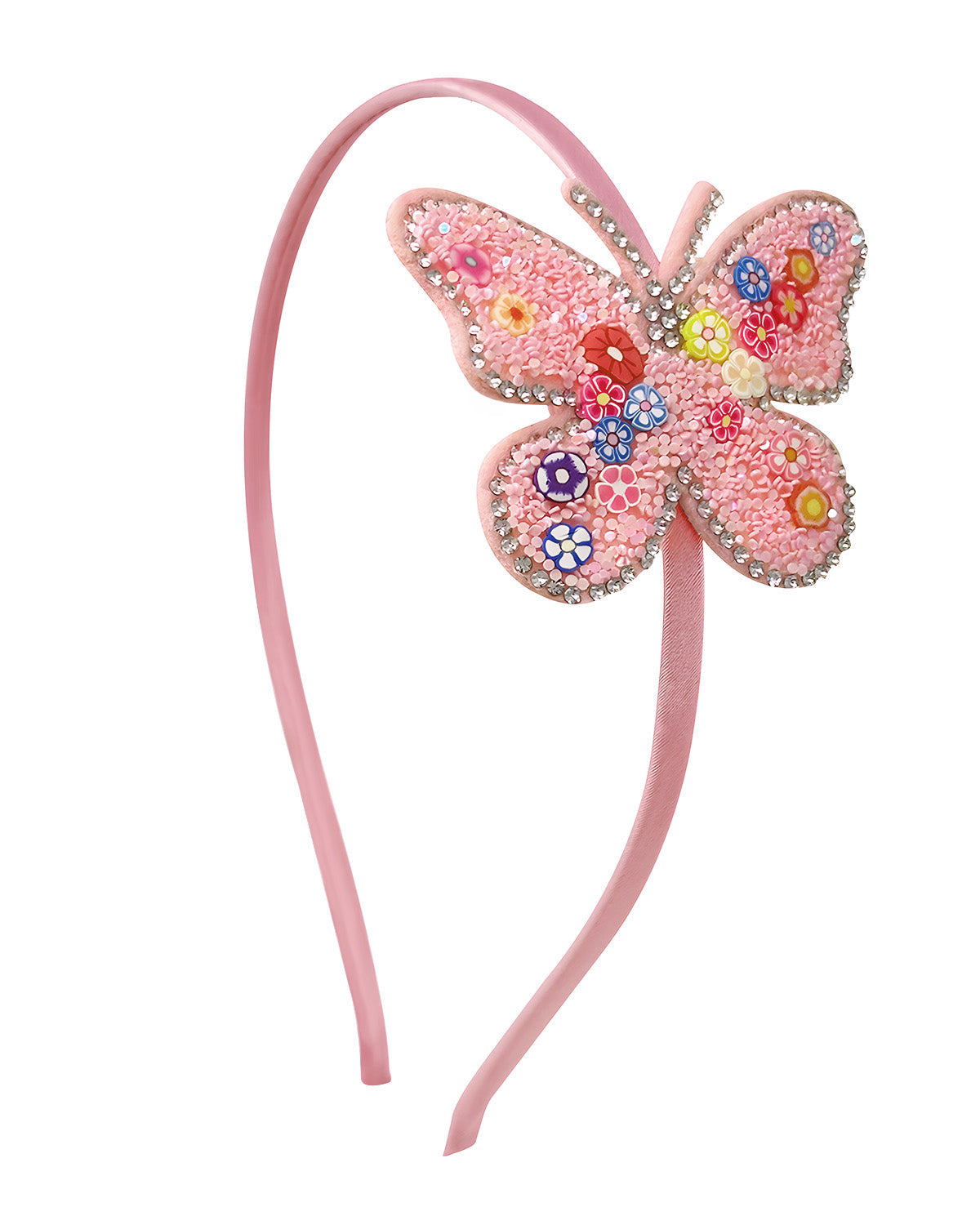 Wrapables Crystal Studded Bling Headband, Sparkly Butterfly