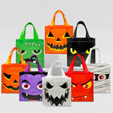 Wrapables Non-Woven Reusable Halloween Trick or Treat Bags