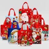 Wrapables Non-Woven Reusable Cheerful Christmas Gift Bags