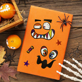 Wrapables DIY Halloween Mini Pumpkin Face Stickers, 32pcs