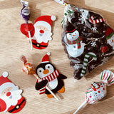 Wrapables Christmas Lollipop Paper Card Candy Holders 100pcs