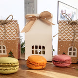 Wrapables House Shaped Gift Boxes with Ribbons (Set of 24)