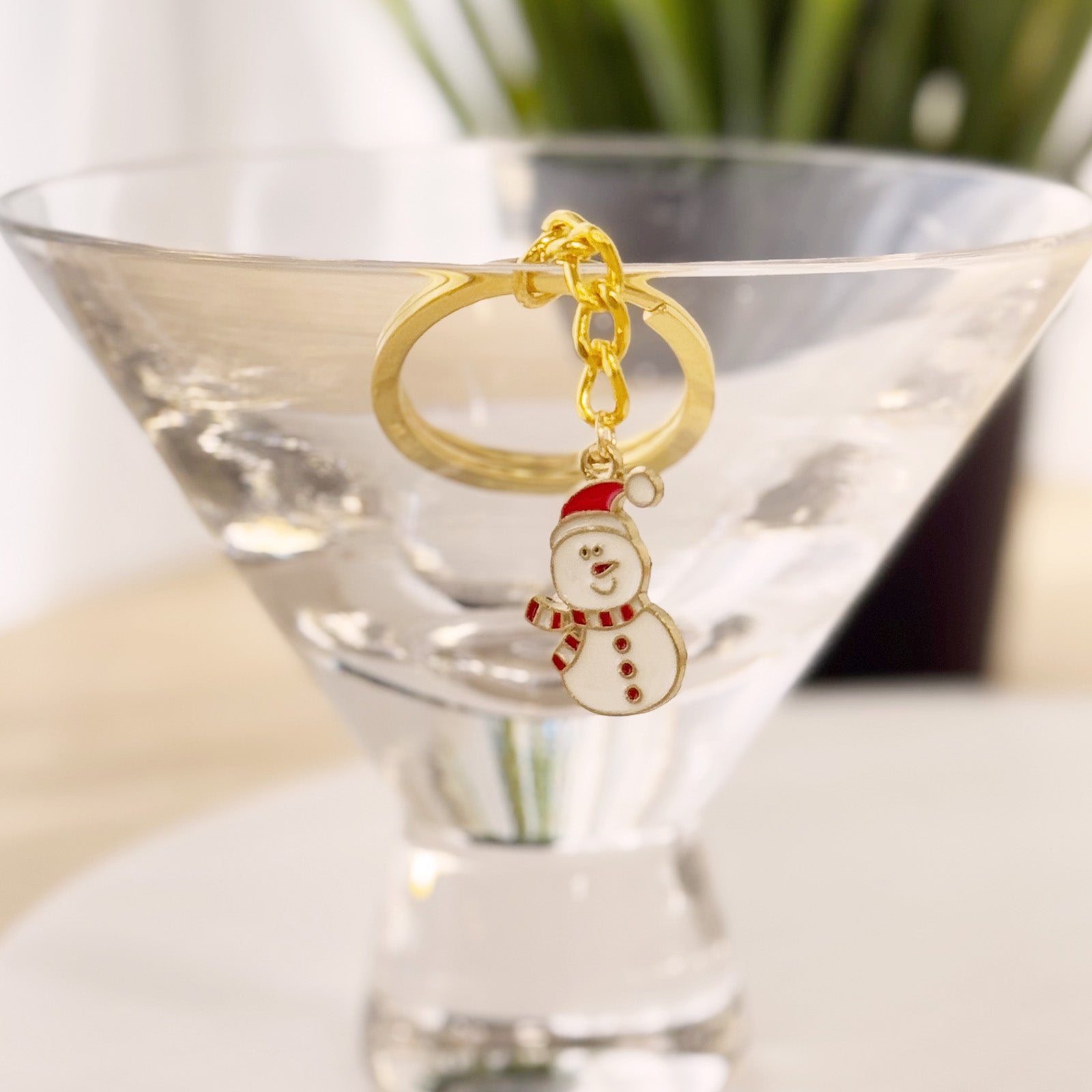 Wrapables Holiday Pendant Charms (Set of 10), Snowman