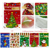 Wrapables Christmas Drawstring Treat Bags (50pcs)