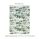 Wrapables 60 Sheets Eucalyptus Tissue Paper 13.75 x 19.75