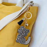 Wrapables Crystal Bling Key Chain Keyring with Tassel