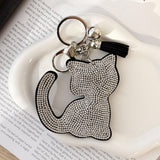 Wrapables Crystal Bling Key Chain Keyring with Tassel