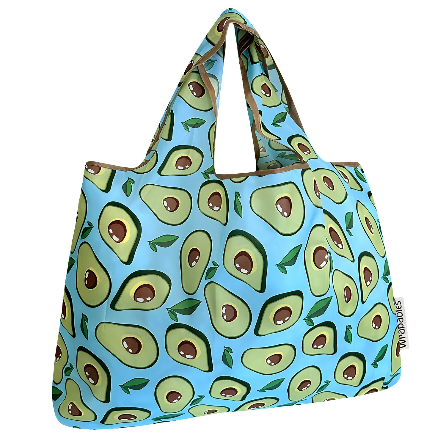 Wrapables Large Foldable Tote Nylon Reusable Grocery Bags