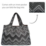 Wrapables Large Foldable Tote Nylon Reusable Grocery Bags