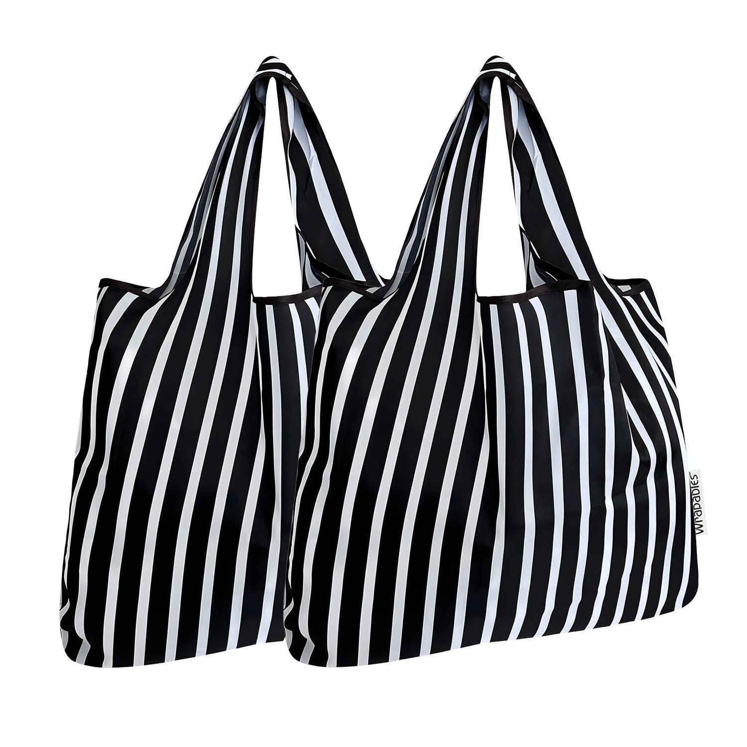 Wrapables Foldable Tote Nylon Reusable Grocery Bag (Set of 2)