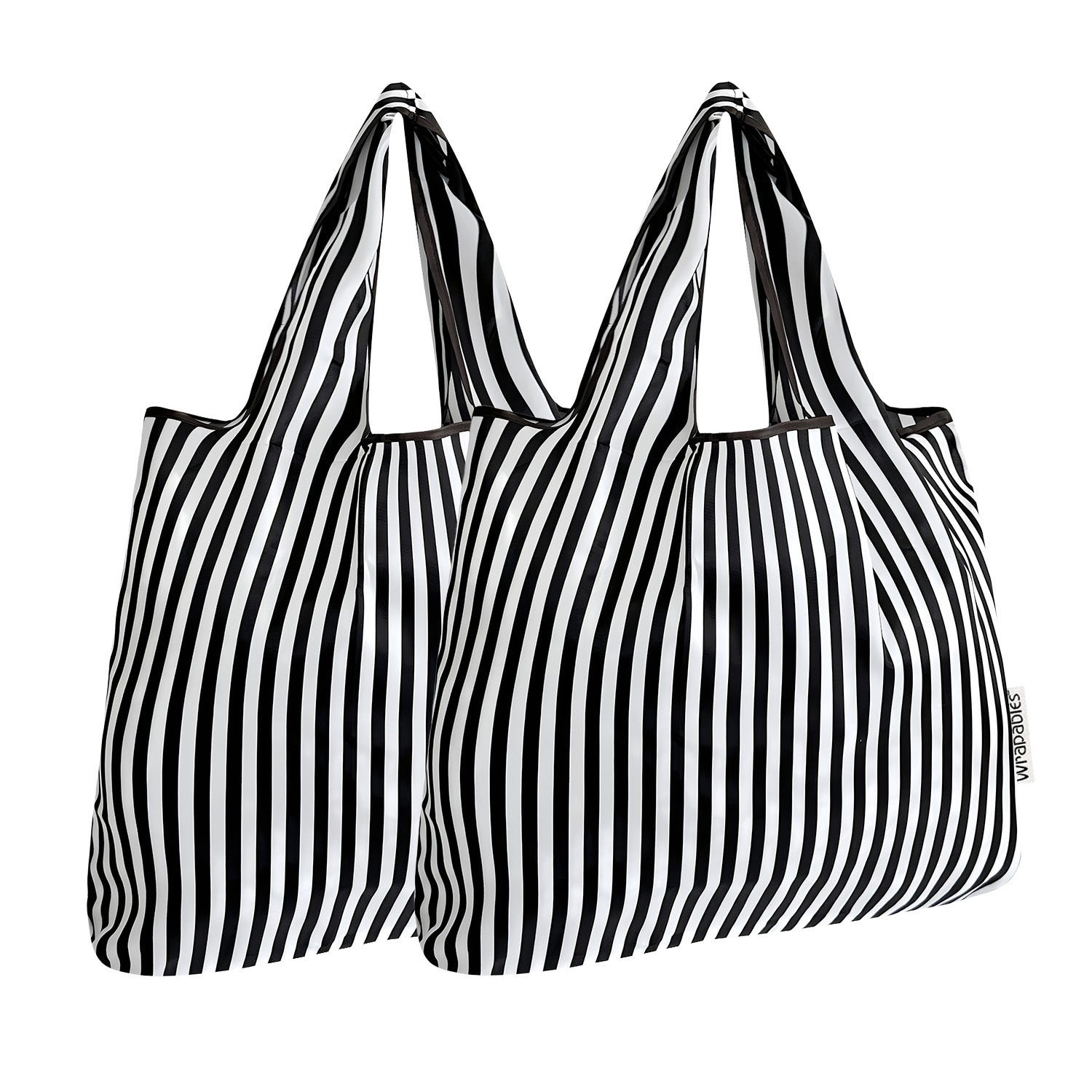 Wrapables Foldable Tote Nylon Reusable Grocery Bag (Set of 2)