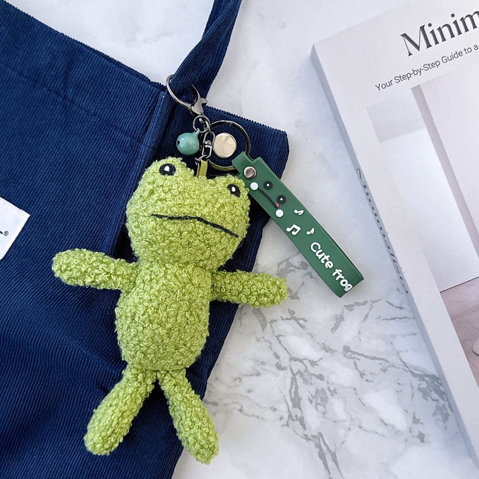 Wrapables Cute Plush Keychain Pendant Charm for Bag, Frog