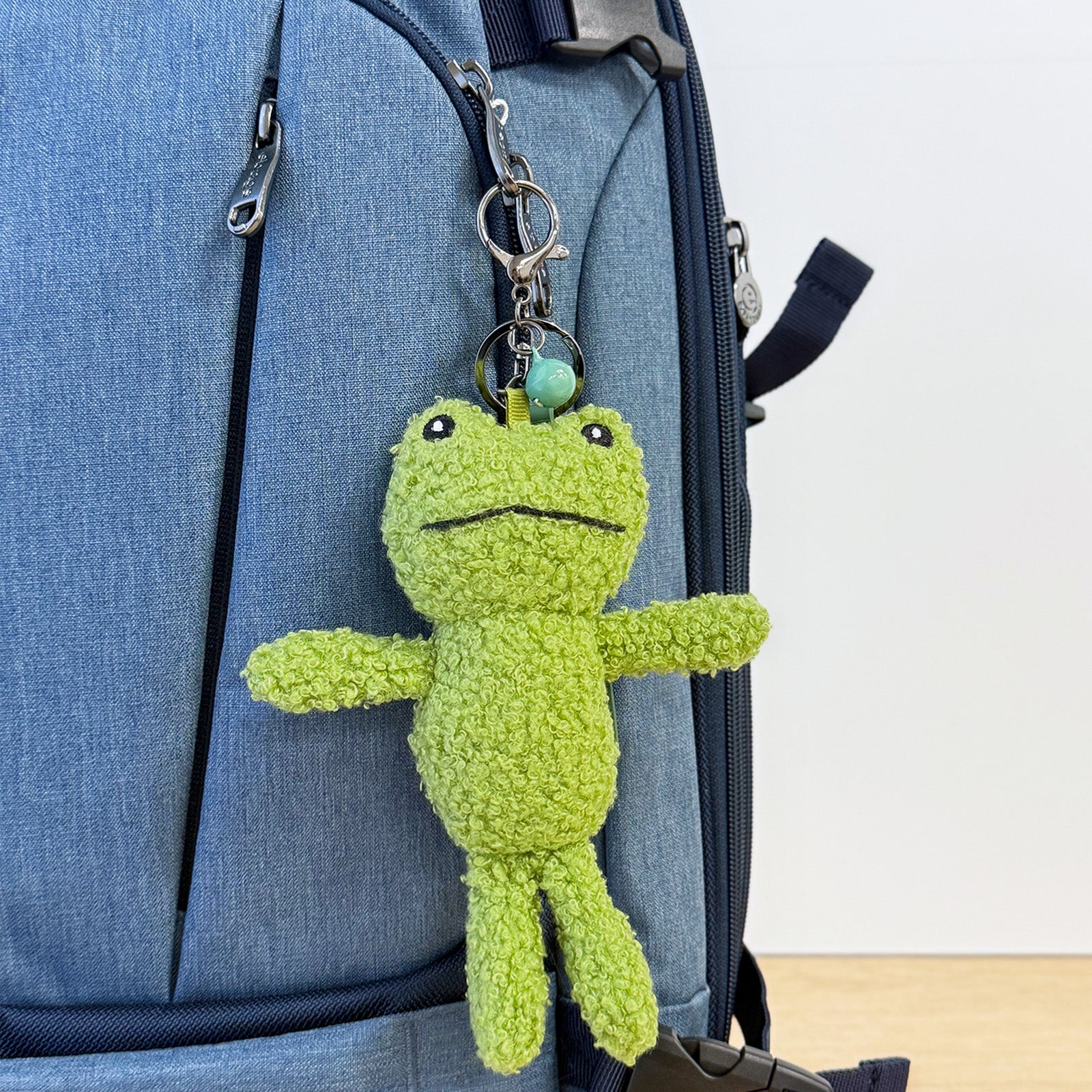 Wrapables Cute Plush Keychain Pendant Charm for Bag, Frog