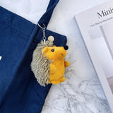 Wrapables Cute Plush Keychain Pendant Charm for Bag, (Set of 2) Hedgehogs