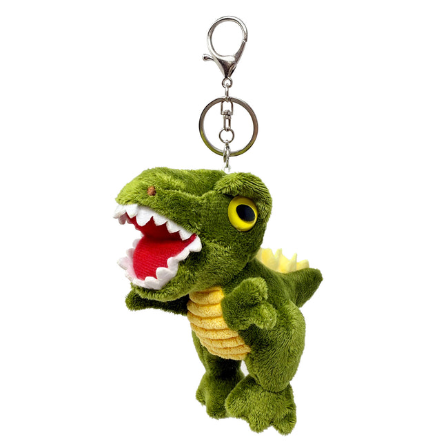 Wrapables Cute Plush Keychain Pendant Charm for Bag, T-Rex