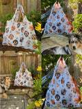 Wrapables Large Foldable Tote Nylon Reusable Grocery Bags