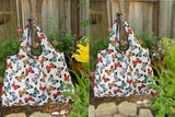 Wrapables Large Foldable Tote Nylon Reusable Grocery Bags