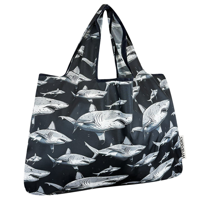 Wrapables Large Foldable Tote Nylon Reusable Grocery Bags