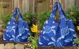 Wrapables Large & Small Foldable Tote Nylon Reusable Grocery Bags