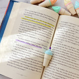 Wrapables Cute and Colorful Highlighters, Marker Pens, Stationery Supplies (Set of 6), Ice Cream