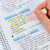 Wrapables Cute and Colorful Highlighters, Marker Pens, Stationery Supplies (Set of 6), Ice Cream