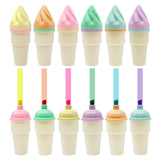 Wrapables Cute and Colorful Highlighters, Marker Pens, Stationery Supplies (Set of 6), Ice Cream