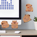 Wrapables Cute Capybara Sticky Notes (Set of 8)