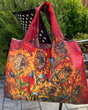 Wrapables Large Foldable Oil Painting Nylon Reusable Grocery Bag