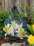 Wrapables Large Foldable Oil Painting Nylon Reusable Grocery Bag