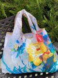 Wrapables Large Foldable Oil Painting Nylon Reusable Grocery Bag